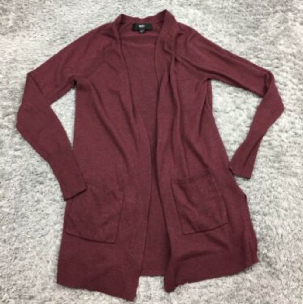 XS Maroon Cardigan